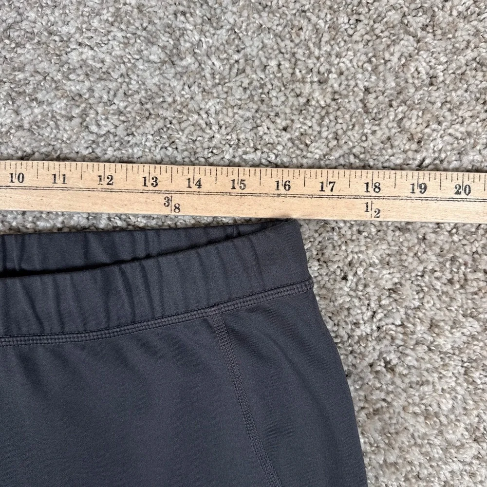 Mountain Hardwear Pants Mens XL Gray Black Reflective Zip Pocket Running Tights